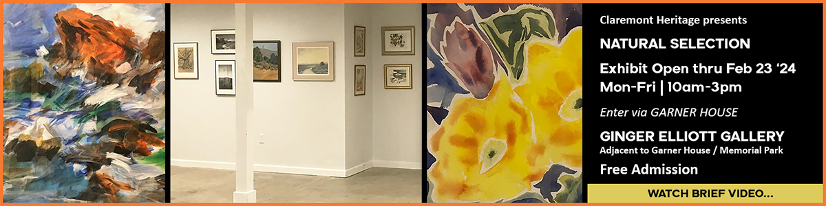Watch a brief video of Claremont Heritage NATURAL SELECTION Exhibition